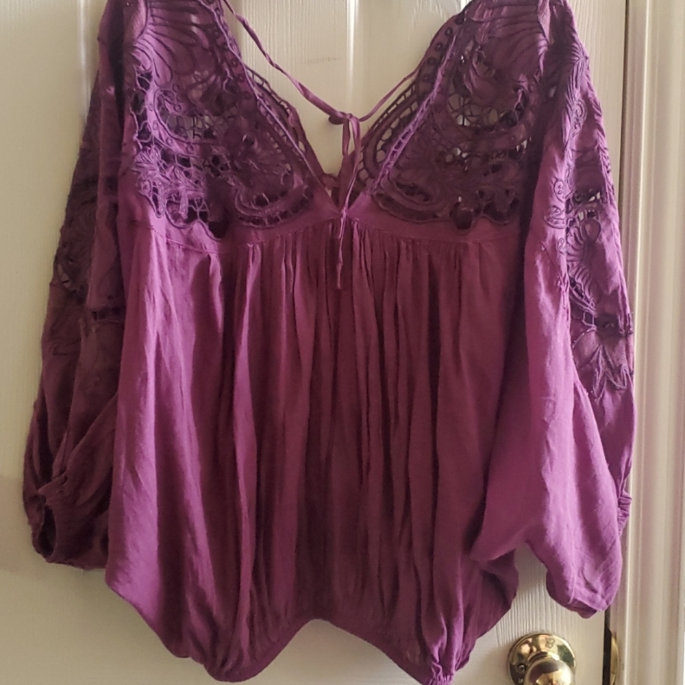 Free people embroidery top